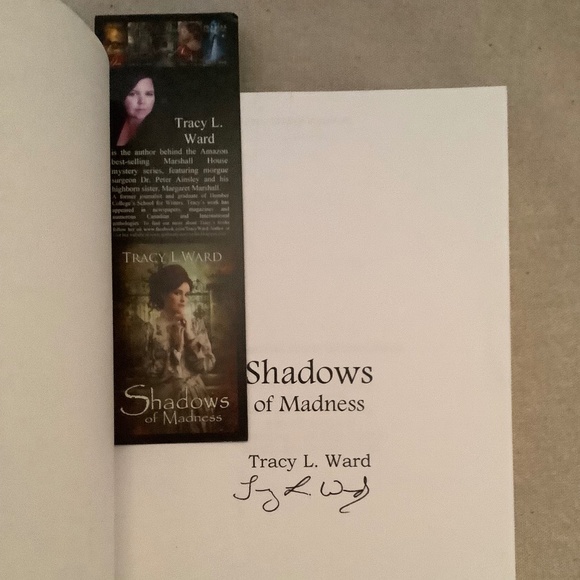 Shadows of Madness.  Signed Copy. Tracy L. Ward.  Marshall House Mystery Series. - Picture 2 of 4